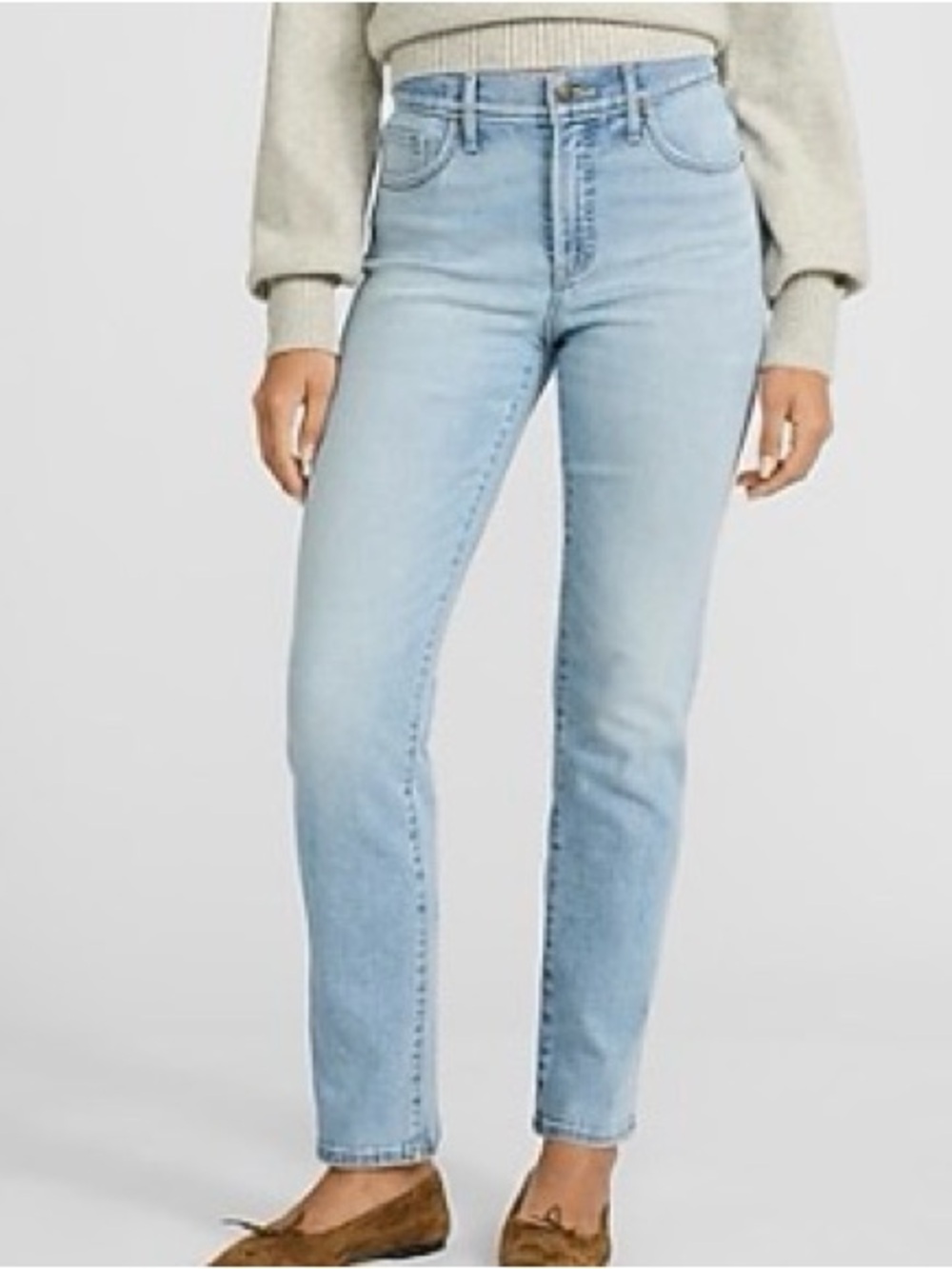 Express Light Blue Bootcut High-Rise Women’s Jeans